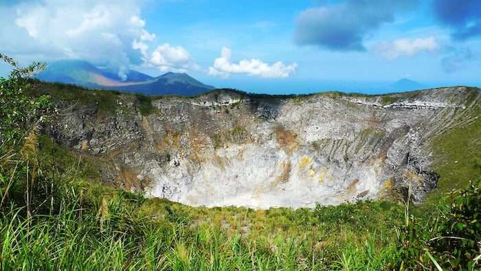 TomohonMountMahawu Crater