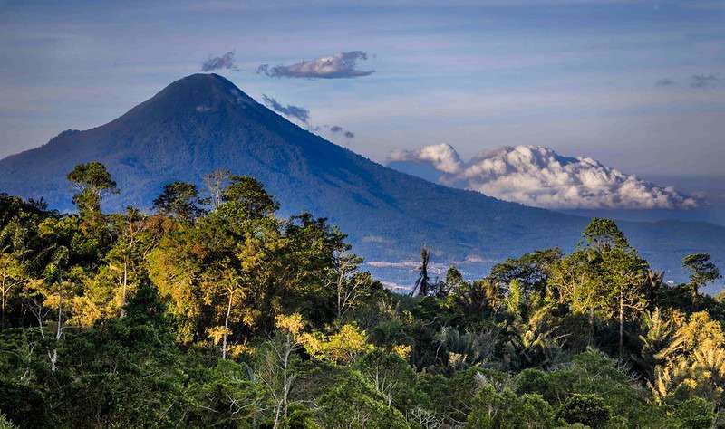 Tomohon Mahawu Panorama