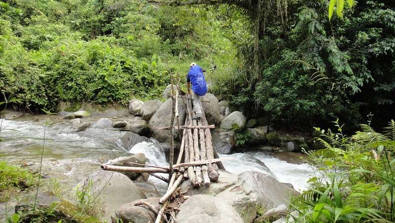 LoreLindu Trekking bridge